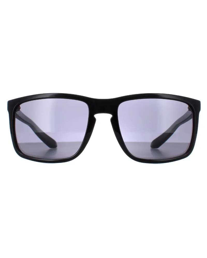 Dragon Square Mens Shiny Black Smoke Melee Schwarz