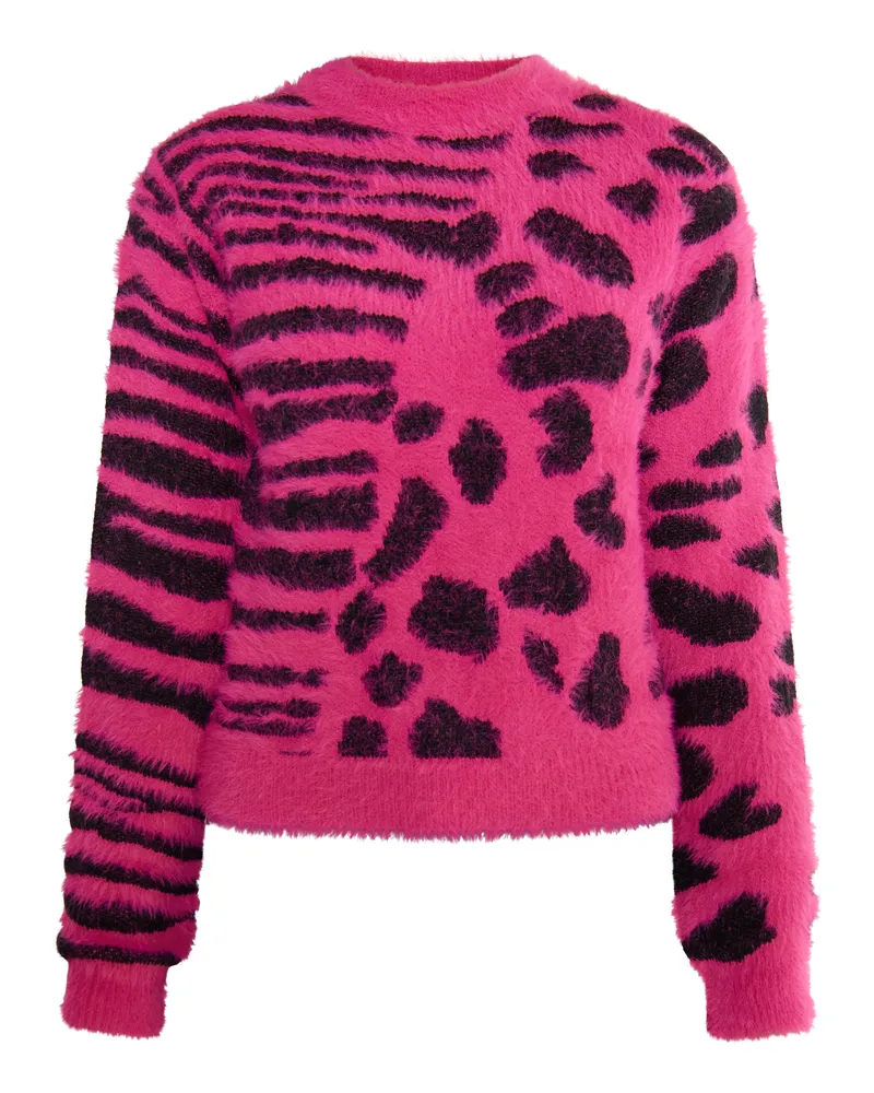 My Mo Strickpullover Damen Rosa Rosa