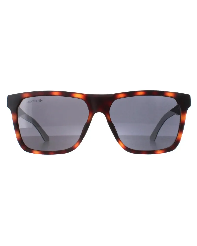 Lacoste L972S 230 matte havannagraue Sonnenbrille Braun
