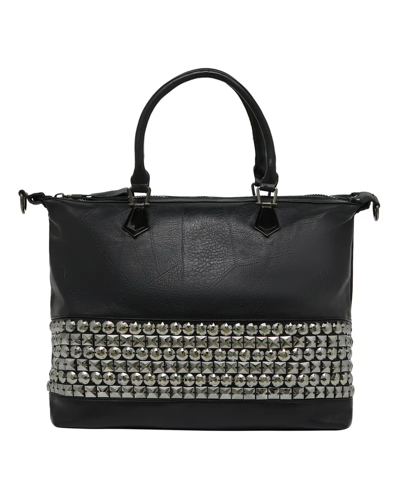 FAINA Handtasche Handtasche Frauen Schwarz Schwarz