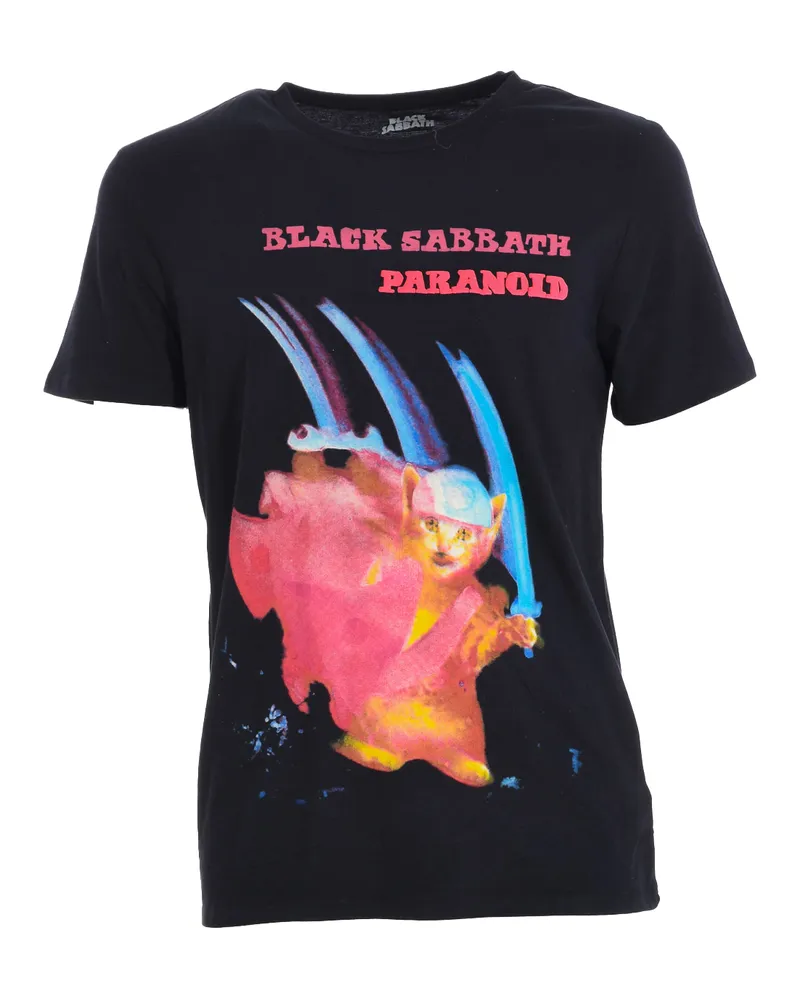 Eleven Paris Paranoid 17S1TS234 Frauen Kurzarm-T-Shirt Schwarz