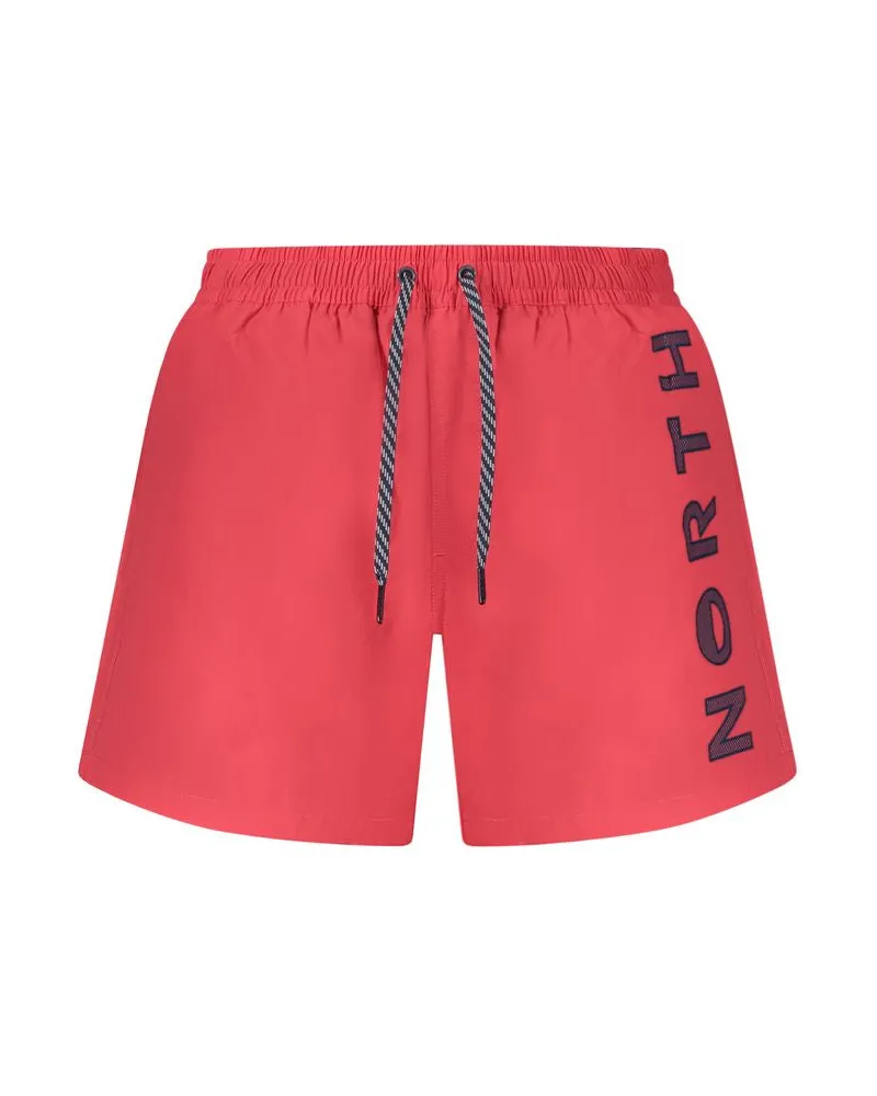North Sails Rote Nylon Herren Badehose Rot