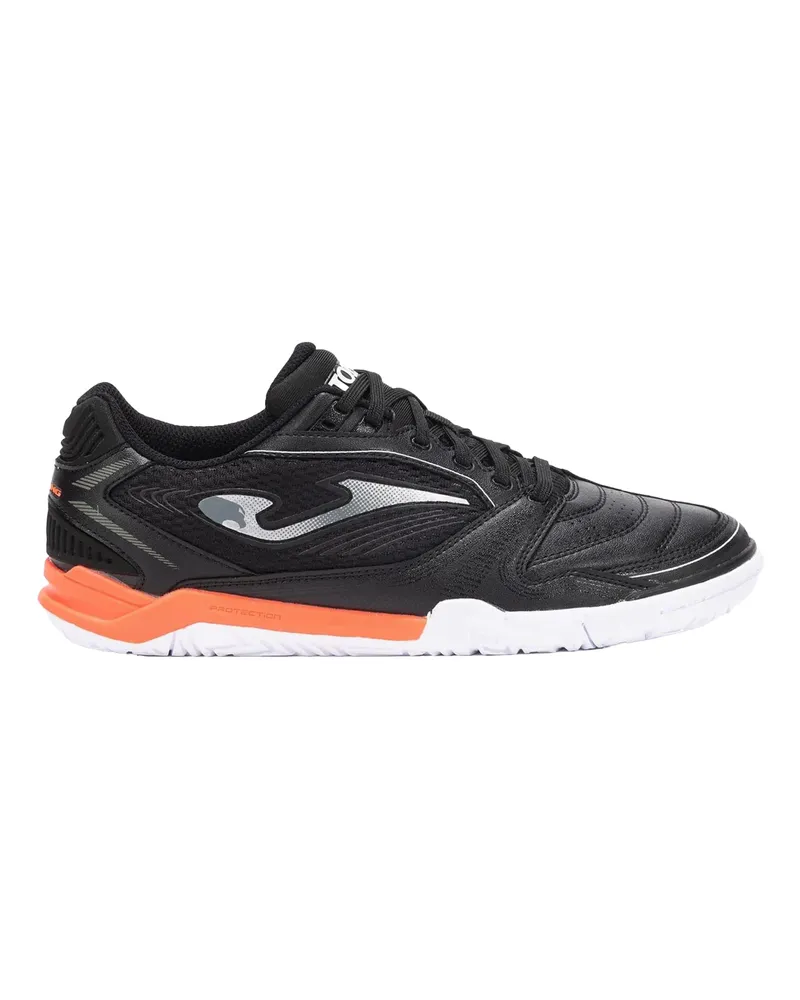 Joma Dribling" Dribbling Hallenfußball-Trainingsschuhe für Herren, Synthetischer Stoff (Schwarz/Weiß/Orange Schwarz