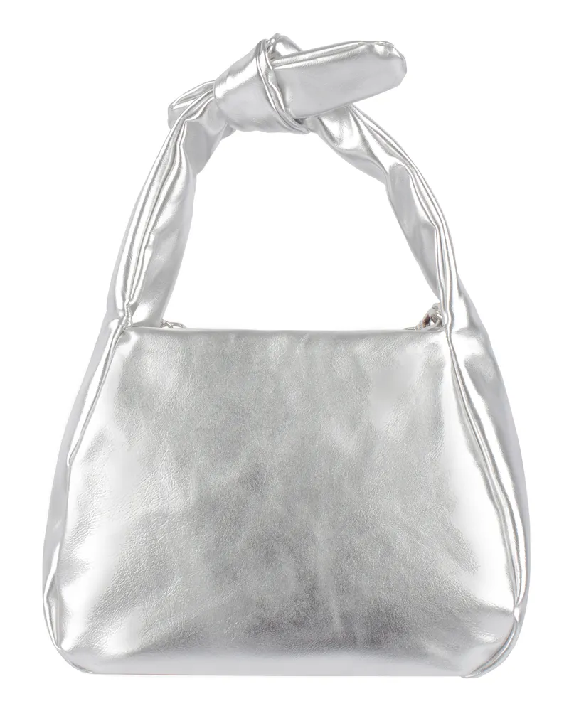 My Mo Metallic-Tasche für Damen - Silber Silber