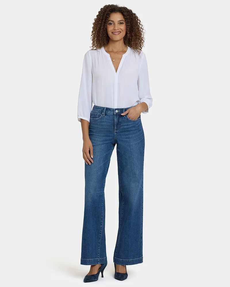 NYDJ not your daughter's Jeans  Teresa Weite Beinhosen Blau