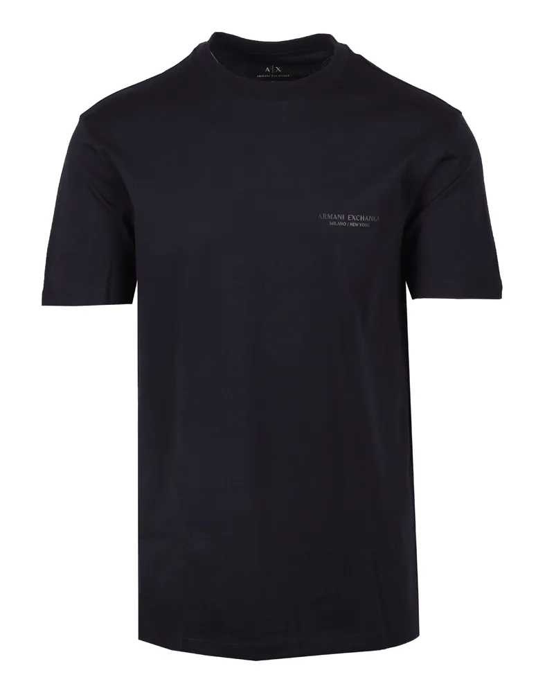 Armani Exchange T-Shirt Deep Navy Marineblau