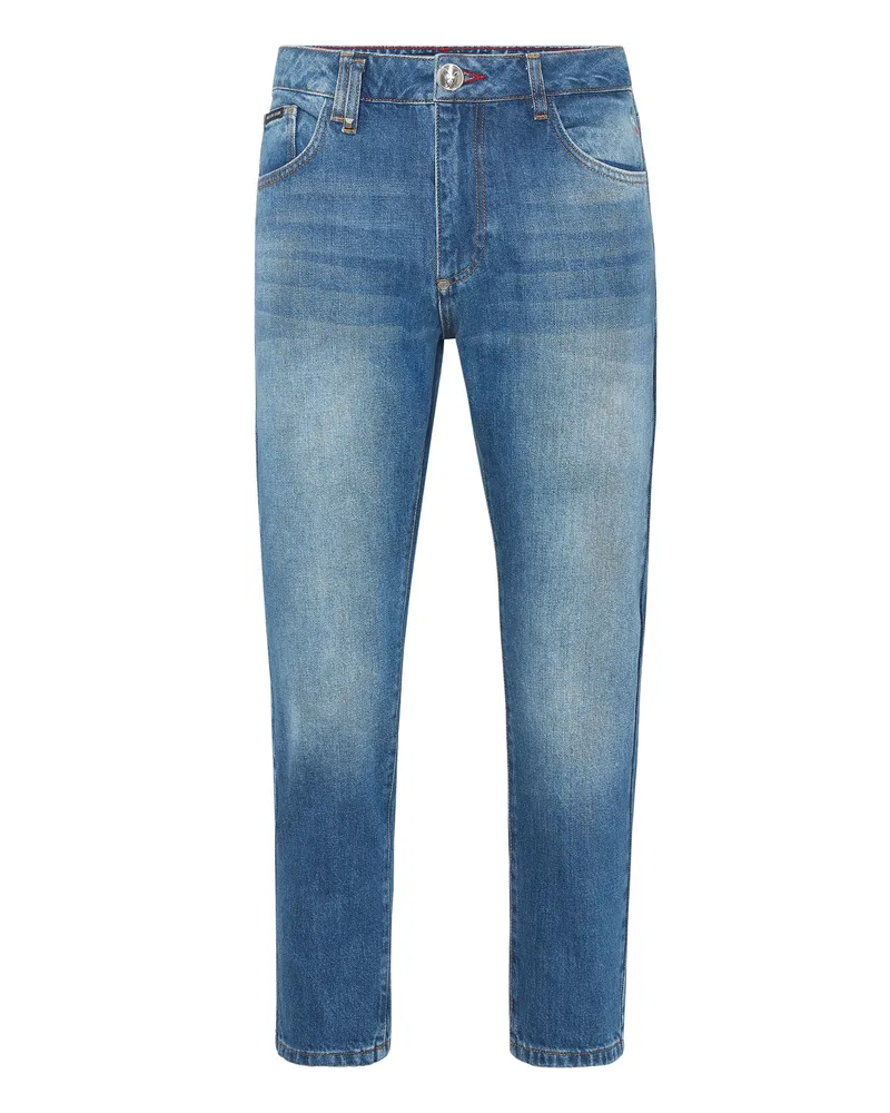 Philipp Plein Jeans Regular Fit Blau