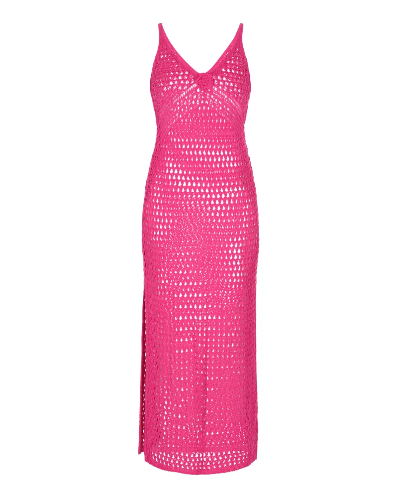 IZIA Kleid Frauen Fuchsie Fuchsia