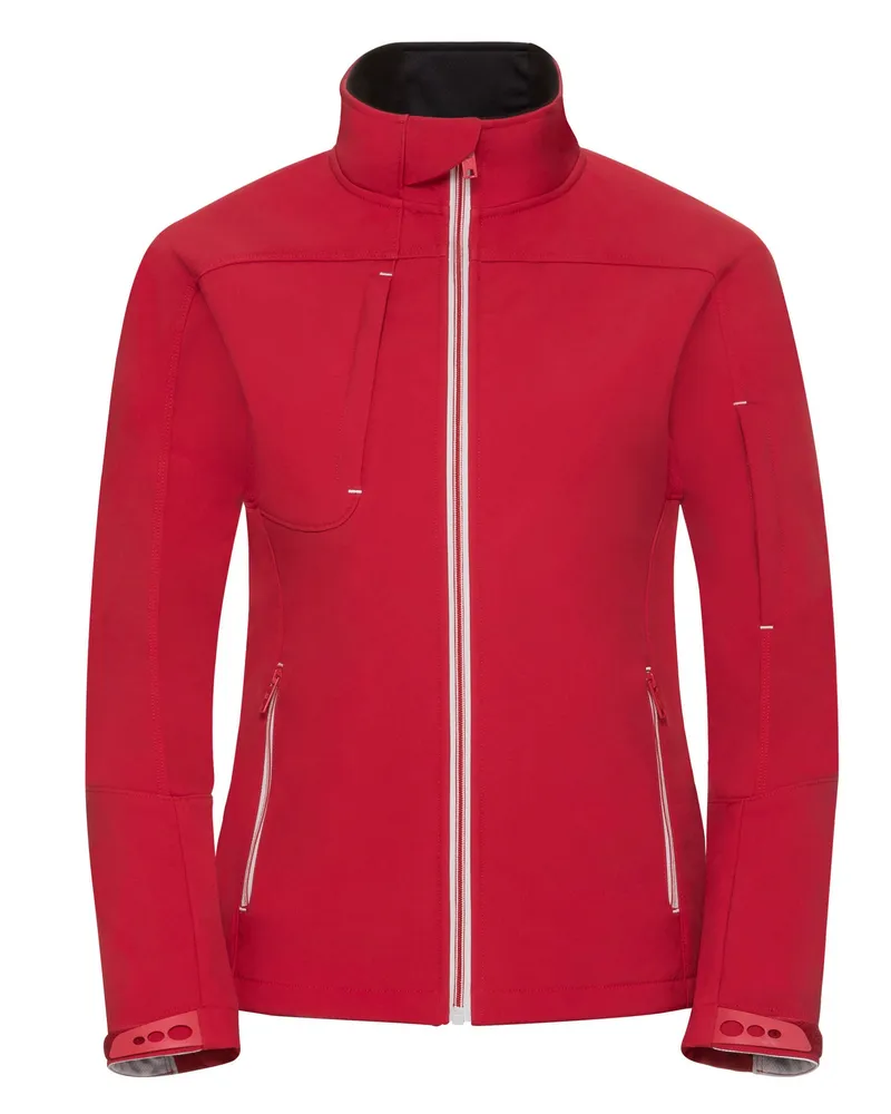 Russell Athletic Russell Womens/Ladies Bionic Soft Shell Jacket (Klassisch Rot Rot