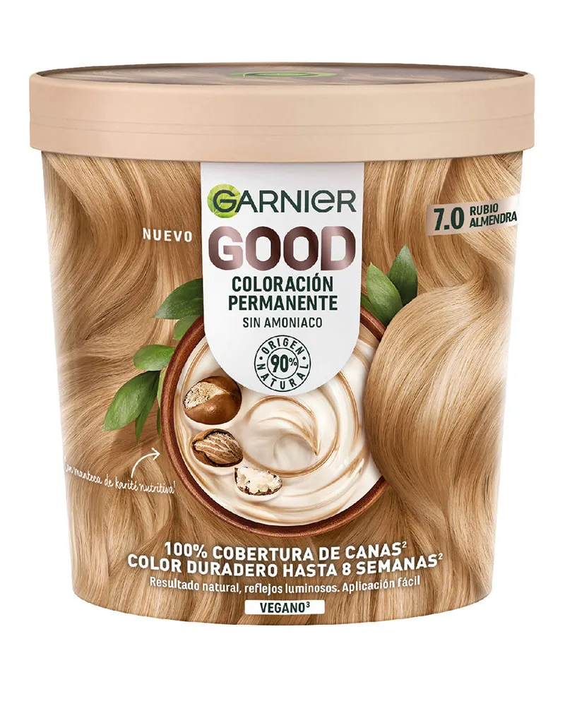 Garnier Good Permanente Farbe #7.0 Mandelblond 217 ml 