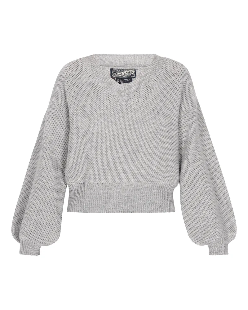 DreiMaster Pullover Damen Grau Melange Grau