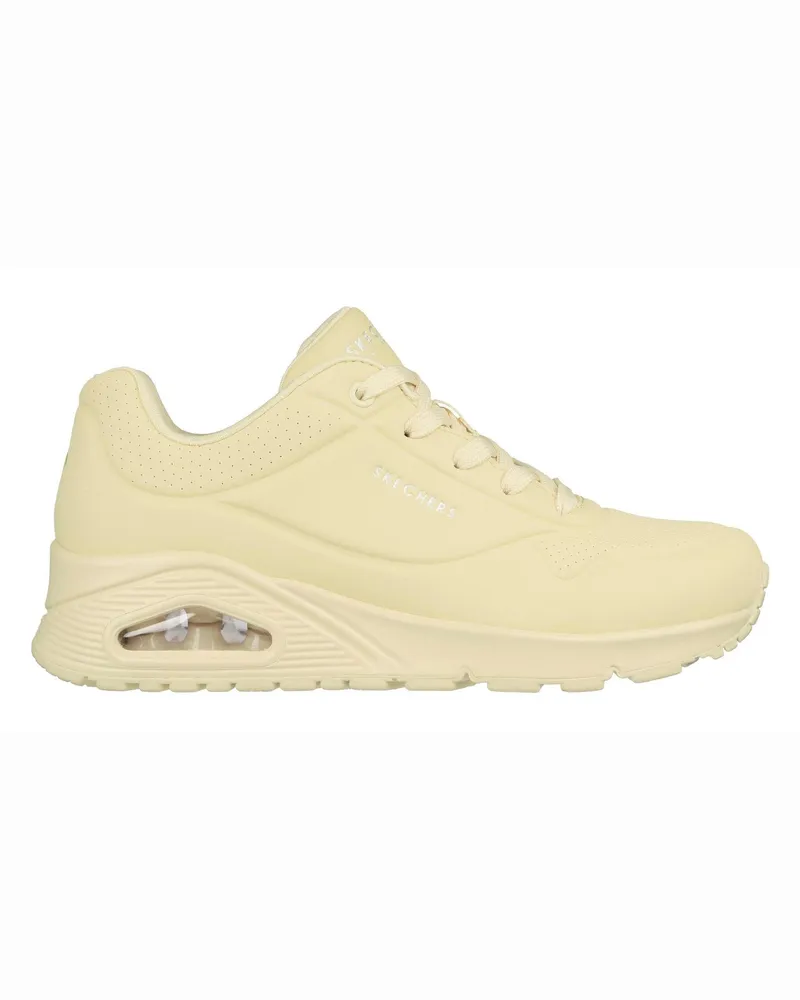 Skechers Uno Stand On Air" Pastell Sneaker für Damen (Gelb Gelb