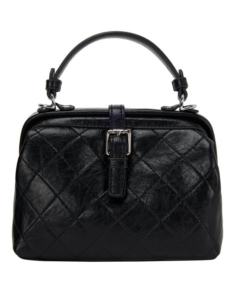 FAINA Handtasche Handtasche Frauen Schwarz Schwarz