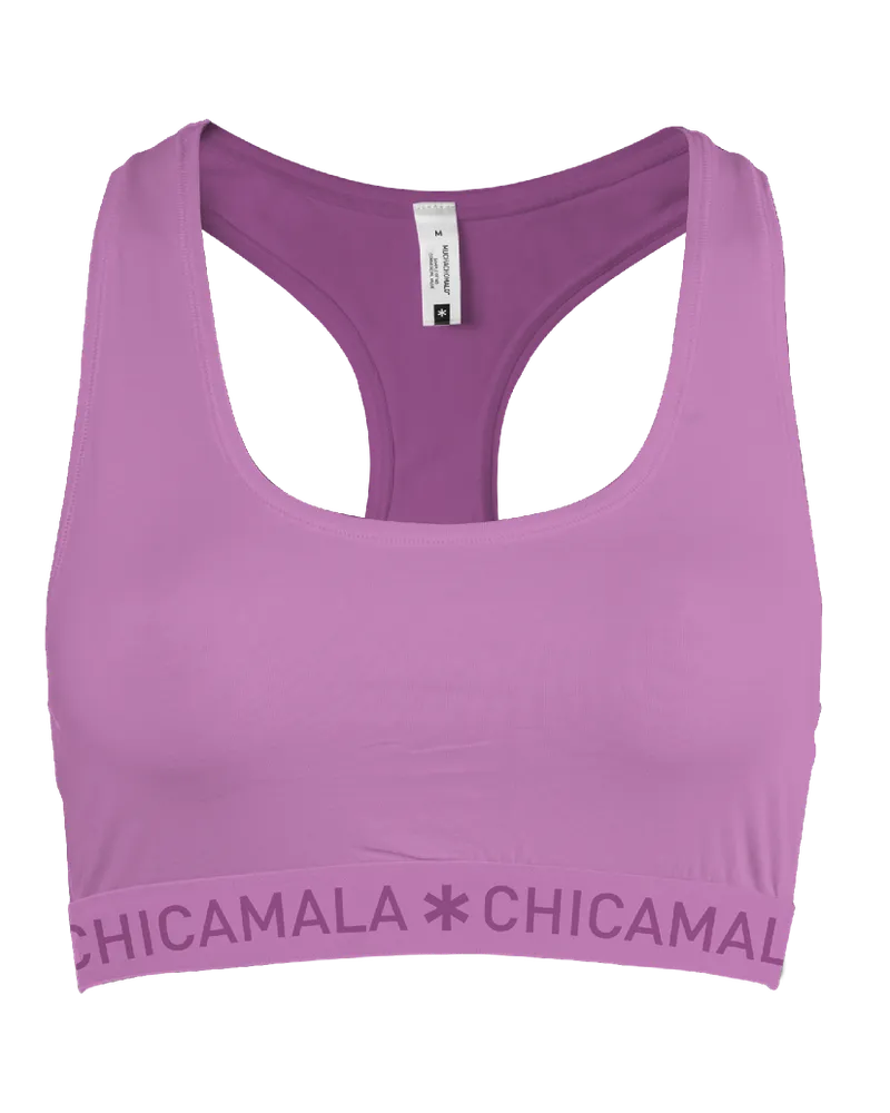 Muchachomalo Chicamala Racerback - Dames Sportbh Rosa