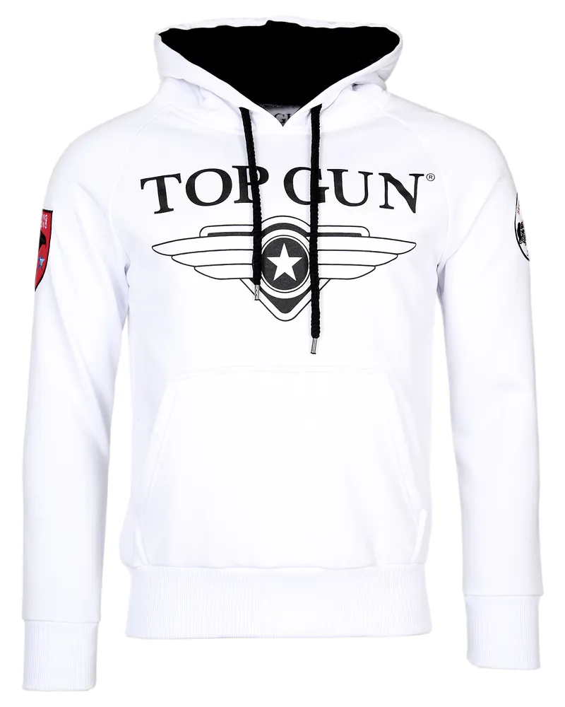 Top Gun Hoodie Defender TG20191012 Weiß