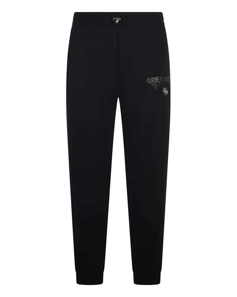 Philipp Plein Jogginghosen Greatness Schwarz