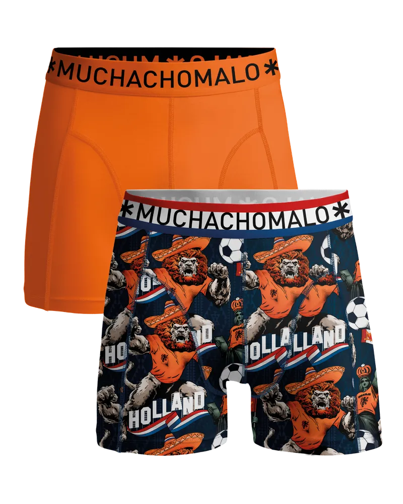 Muchachomalo Herren Boxer Shorts - 2er Pack - Herren Unterwäsche Mehrfarbig