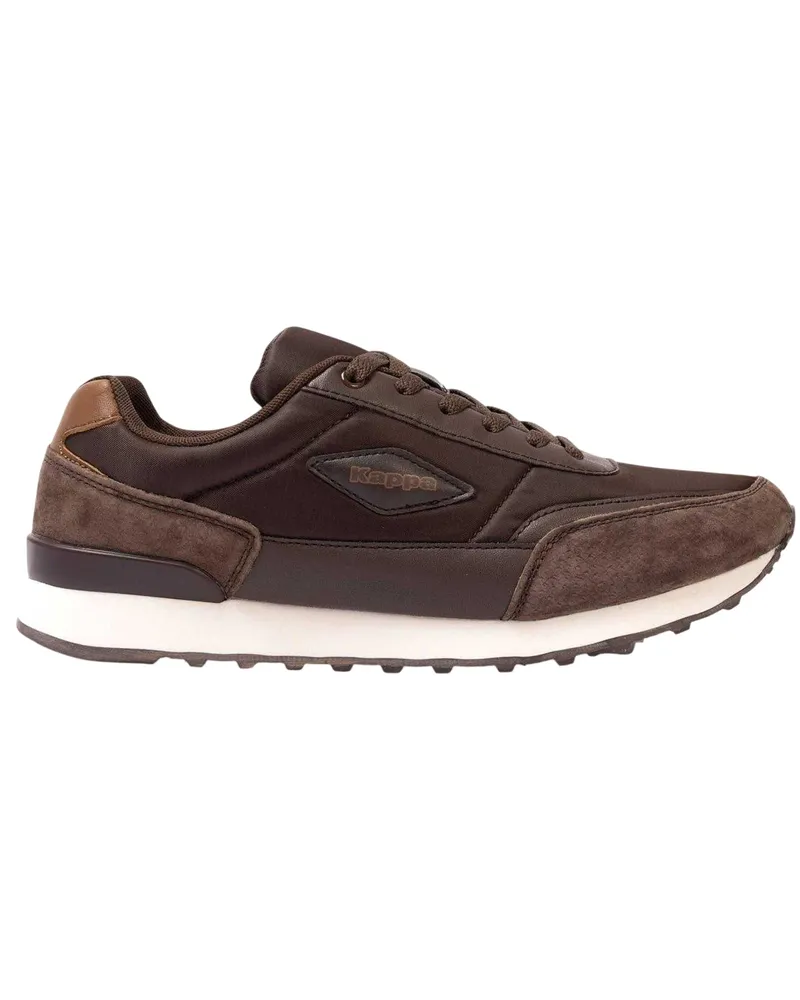 Kappa Sneaker für Herren, Wildleder, Flach (Dunkelbraun Braun