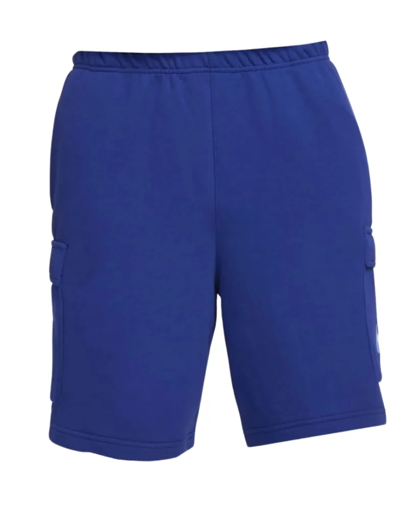Nike Blaue Shorts mit -Markentaschen und Taschen Blau