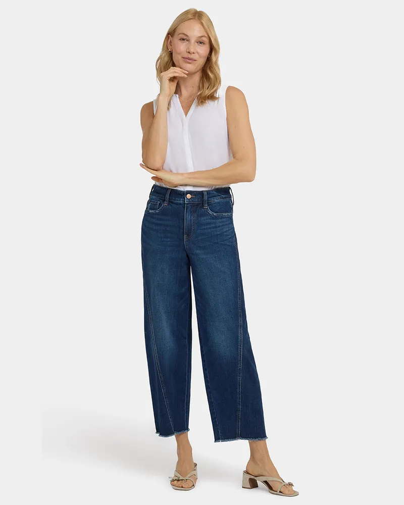 NYDJ not your daughter's Jeans  Alyssa Relaxed Crop-Jeans - Blau Blau