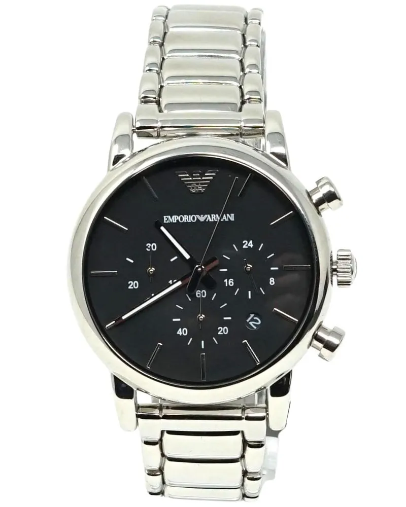 Emporio Armani AR1853 Chronograph Silber Uhr Silber
