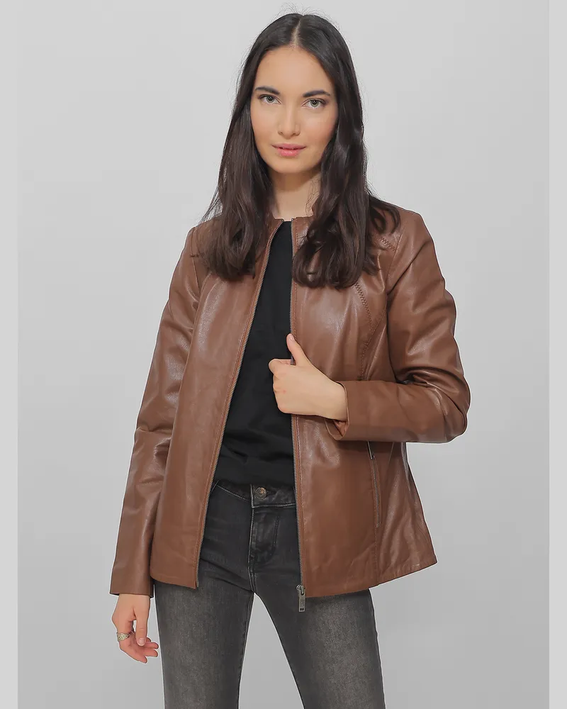 JCC Lederjacke 31023627 Braun