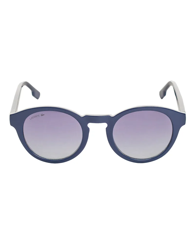 Lacoste Acetat-Sonnenbrille mit runder Form L952SRG Herren Blau