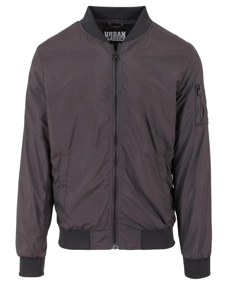 Urban Classics Bomberjacke für Herren (Schwarz Schwarz