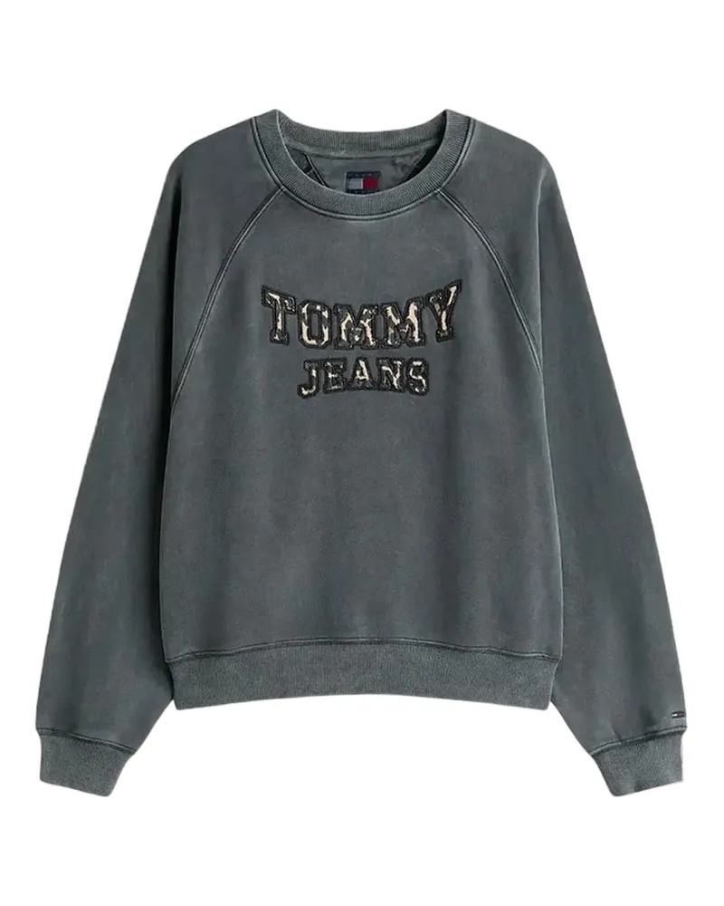 Tommy Hilfiger Sweatshirt für Damen, Logo (Schwarz Schwarz