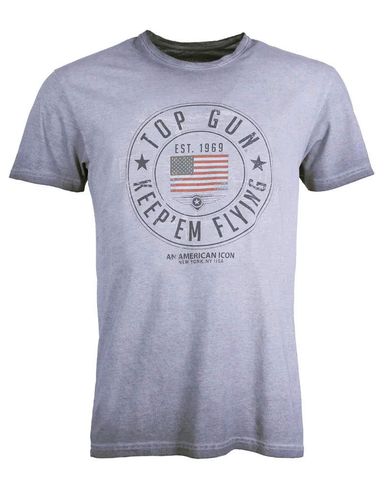 Top Gun T-Shirt TG20201033 Marineblau