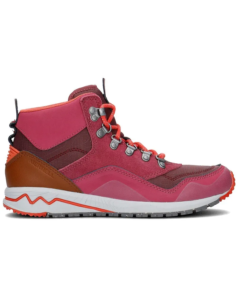 MERRELL Stowe Mid Womens Pink Stiefel Rosa