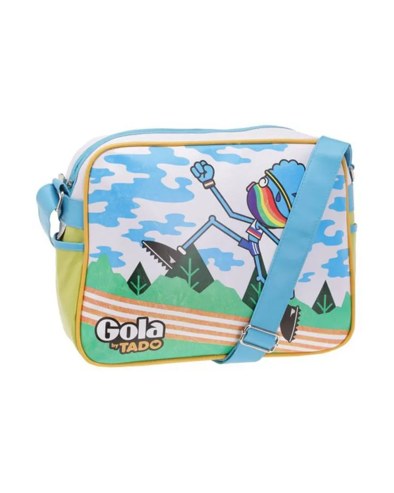 Gola Grafische Schultertasche - Weiß Weiß