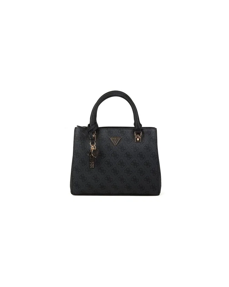 Guess Handtasche Kohle Logo Dunkelgrau