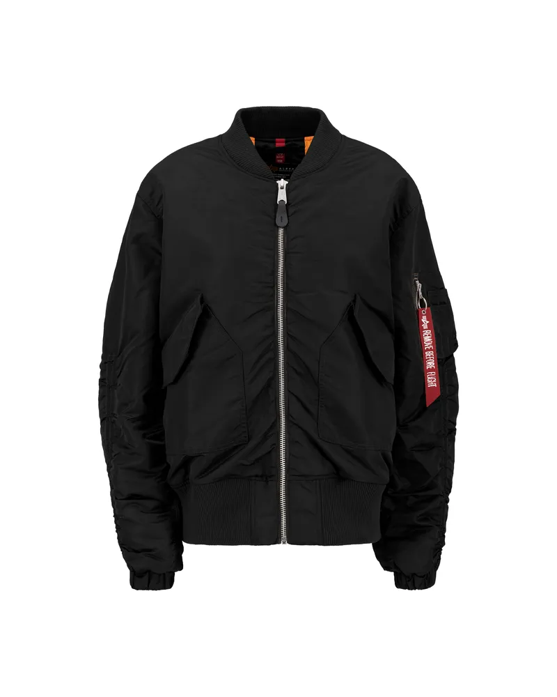 Alpha Industries CWU MA-1 No Cords Bomber Jacket Women Schwarz