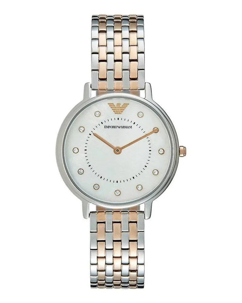 Giorgio Armani Damenarmbanduhr AR2508 - Silber/Gold Silber