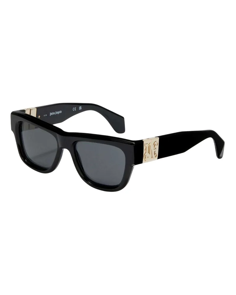 Palm Angels Magnolia" Katzenauge-Sonnenbrille für Herren/Damen Unisex (Schwarz/Dunkelgrau Schwarz