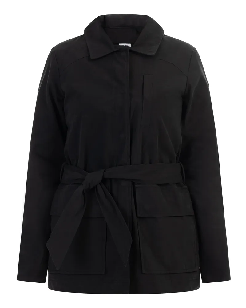 DreiMaster Leichte Baumwolljacke Damen schwarz Schwarz