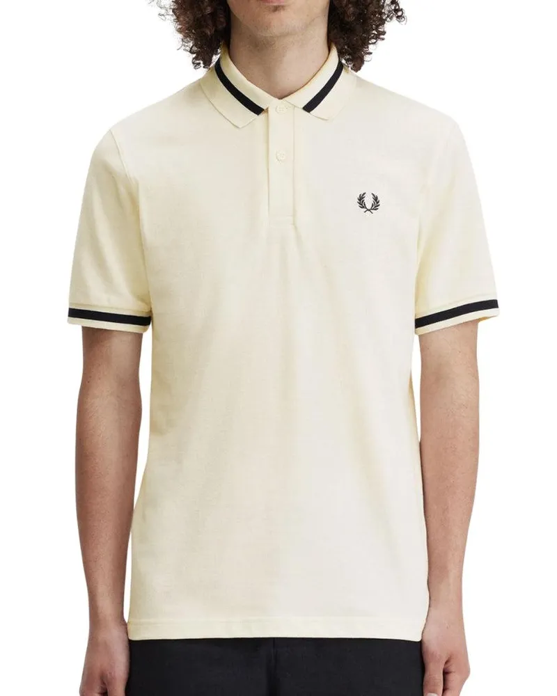 Fred Perry Poloshirt für Herren, Baumwolle (Marine Marineblau
