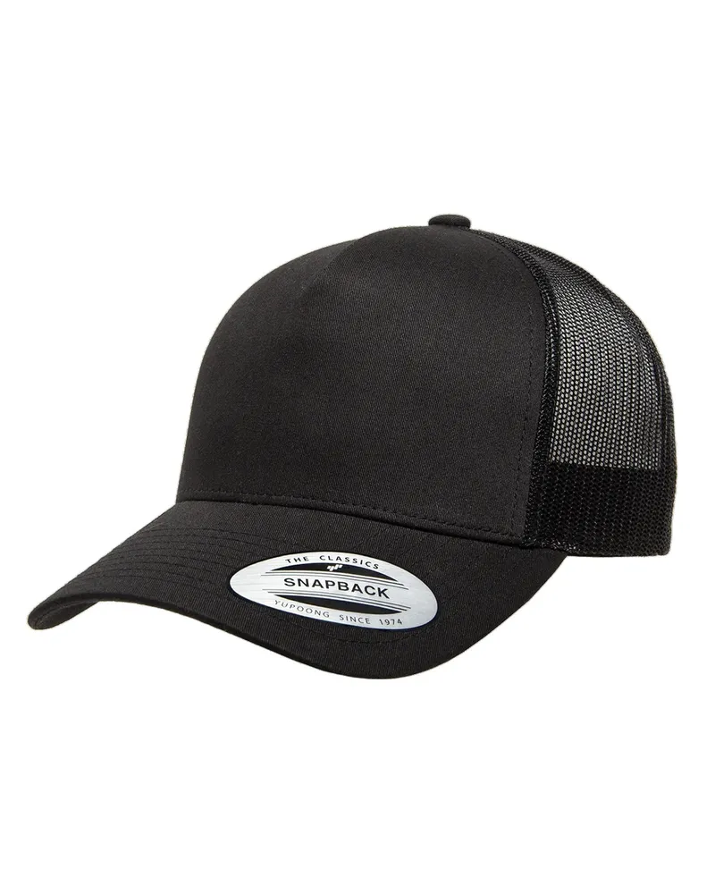 Flexfit YP Classics" Trucker Cap 5 Segmente (Schwarz Schwarz