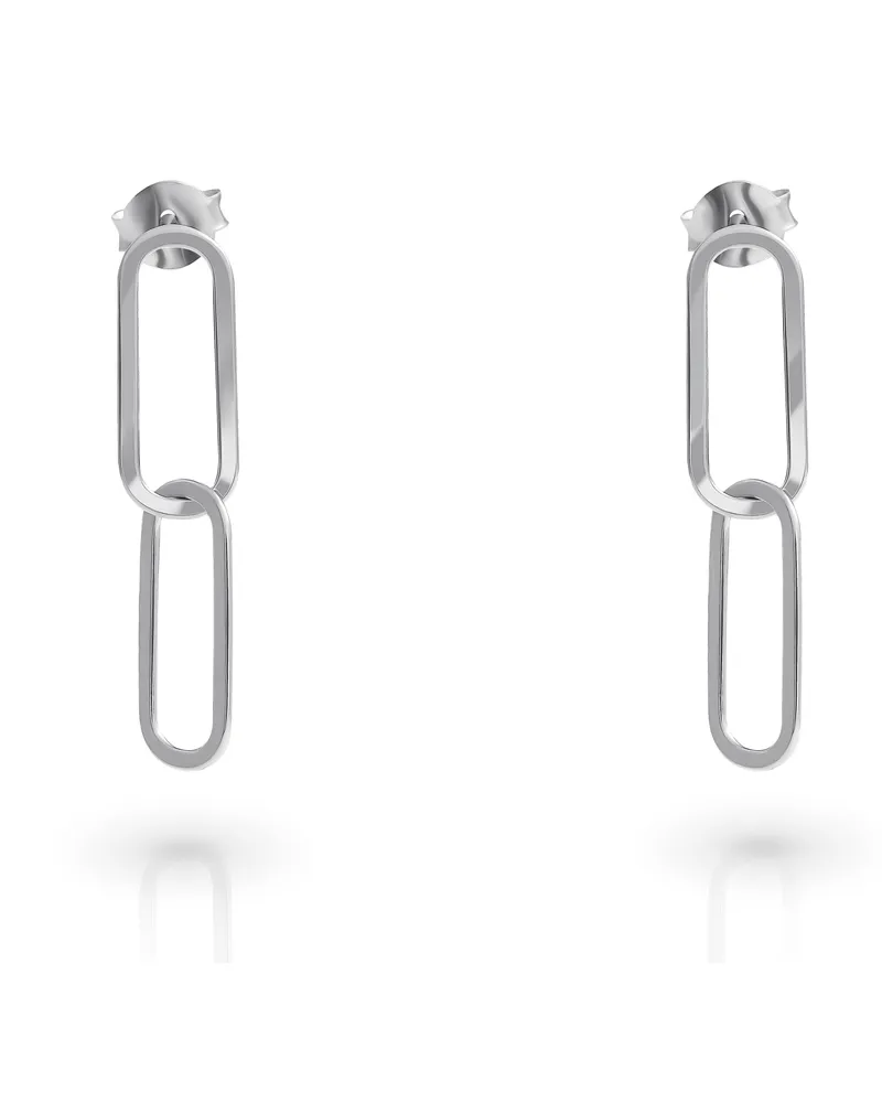 Orphelia Rose' Tropfenohrringe aus 925er Sterlingsilber für Damen - Silber ZO-7561 Silber