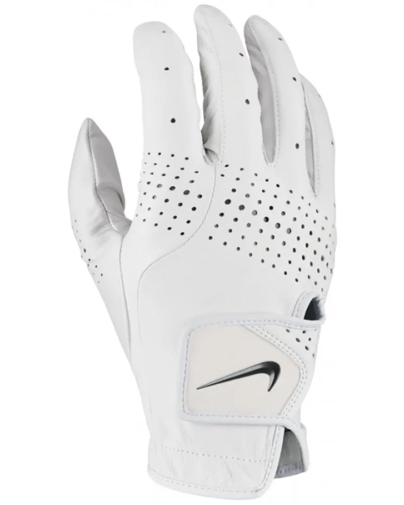 Nike Herren 2020 - Rechtshänder Golf-Handschuh "Tour Classic III", Leder (Weiß Weiß