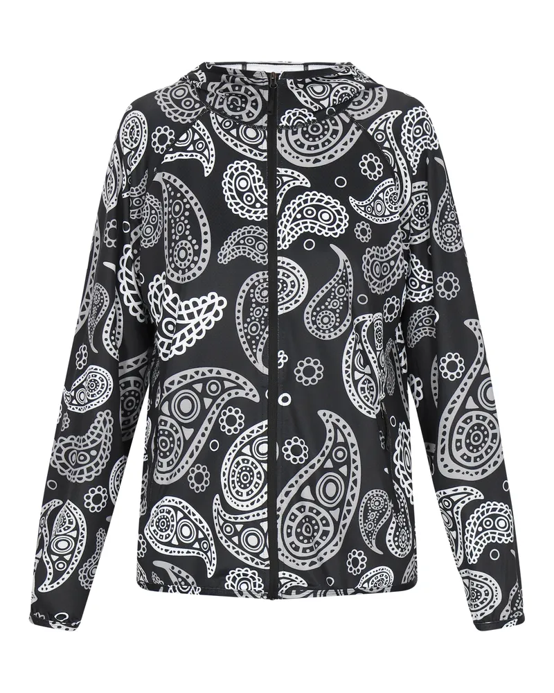 Usha Jacke Frauen schwarz mehrfarbig Schwarz