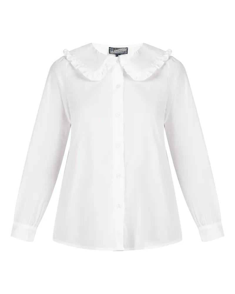 DreiMaster Bluse Damen Wollweiß Wollweiß