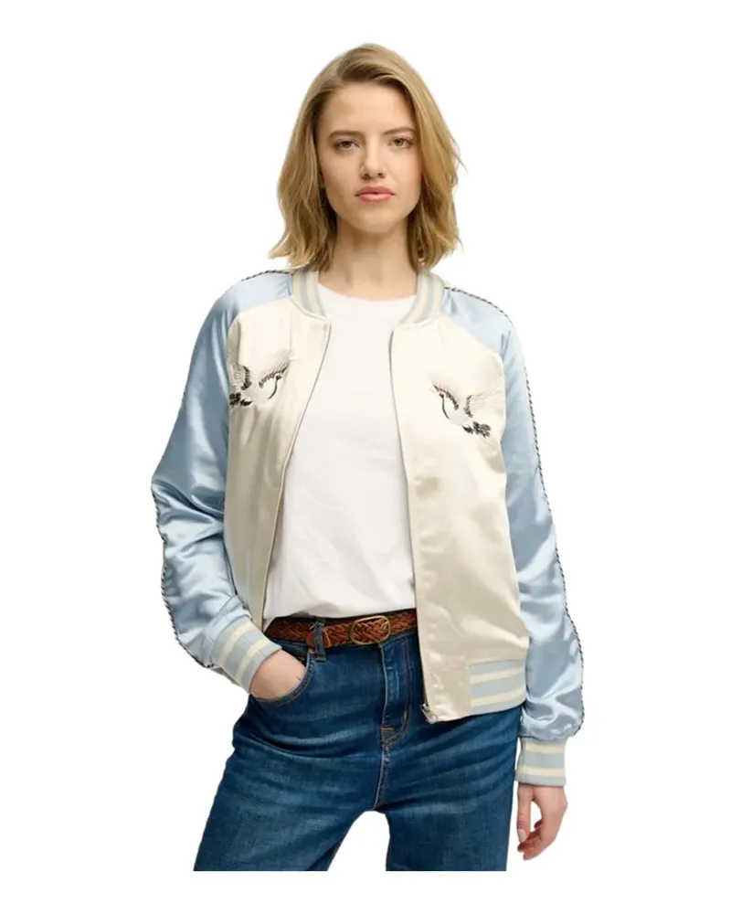 Superdry. Damen-Suikajan-Jacke Weiß