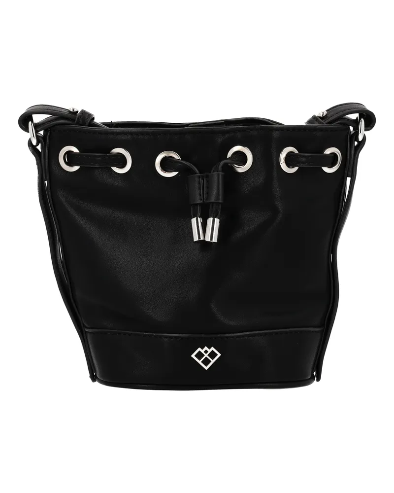 My Mo Handtasche Damen schwarz Schwarz