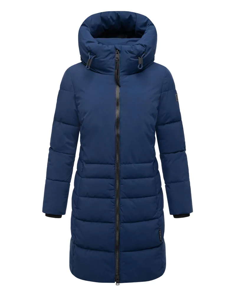 NAVAHOO Damen Steppmantel Mondnebel XIV – warm, stilvoll & funktional Blau