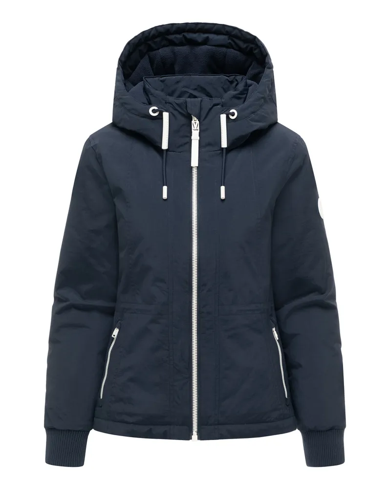 Marikoo Damen Jacke Vivii mit Fleece-Innenseite Blau