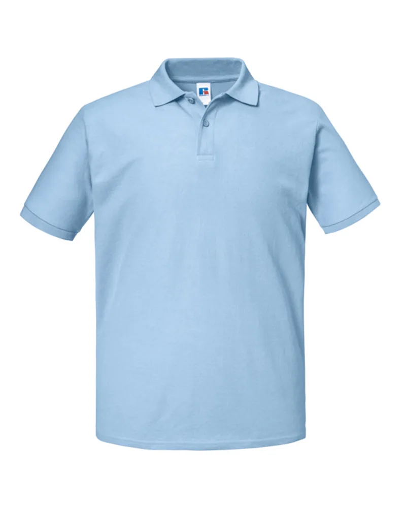 Russell Athletic Russell - "Authentic Eco" Poloshirt für Herren (Himmel Himmelblau