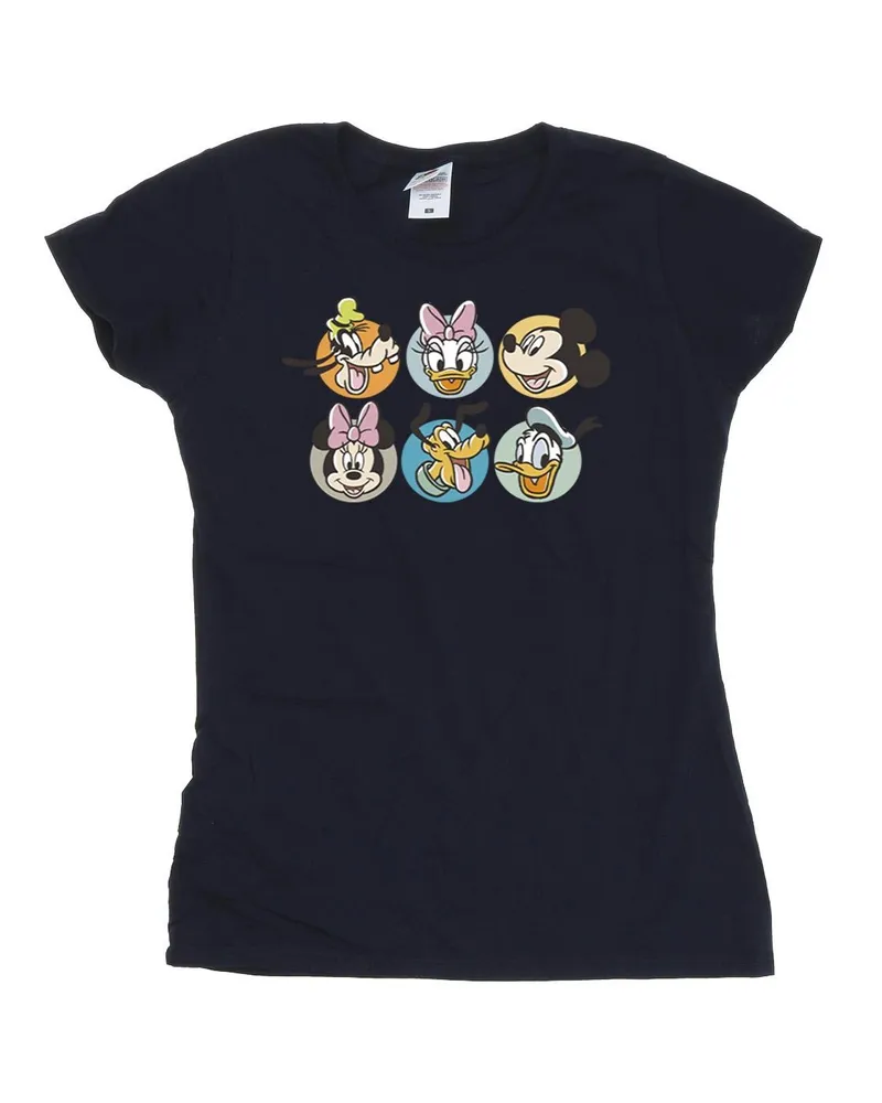 Disney Mickey Mouse and Friends" T-Shirt für Damen (Marineblau Marineblau