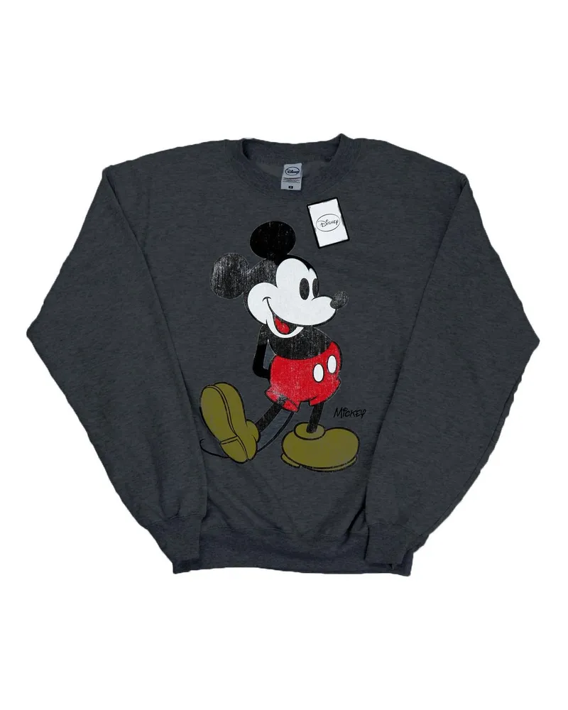 Disney Sweatshirt für Herren (Grau meliert Dunkelgrau
